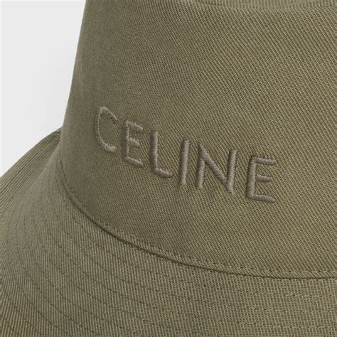 celine bucket hat green|bon soir bucket hat.